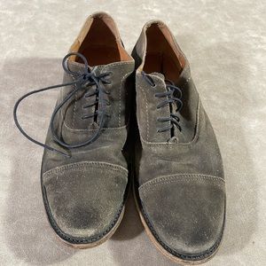 Frye Men’s Suede Oxford Laced Dress Shoes Size 10